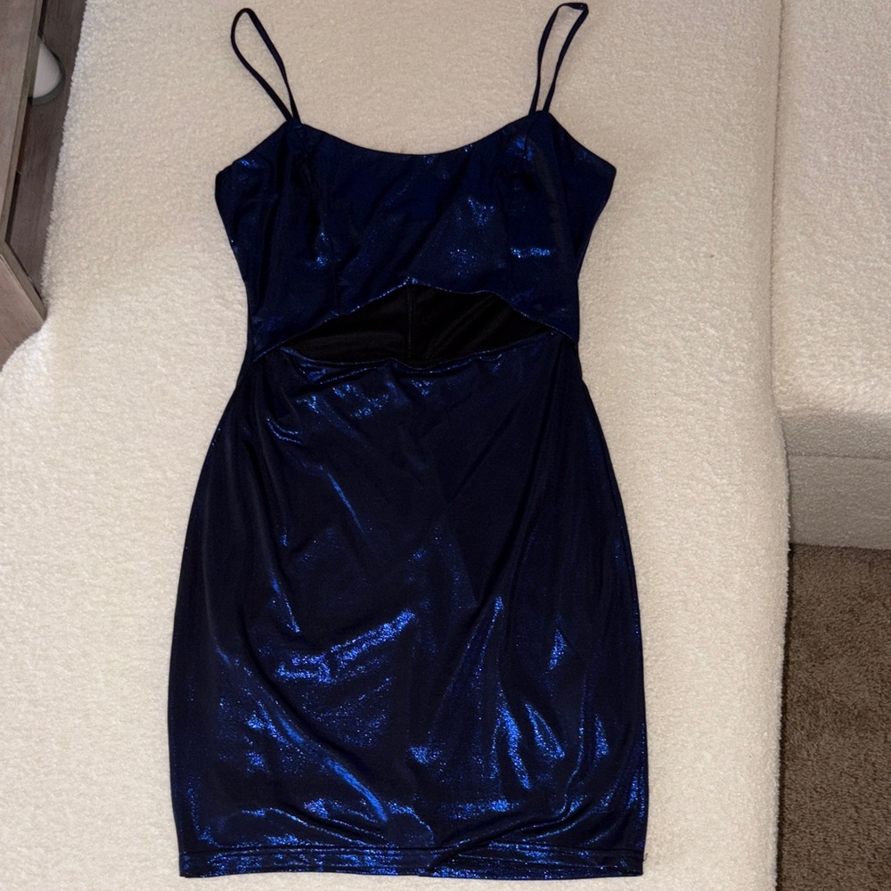 Privy Midnight Blue Mini Dress